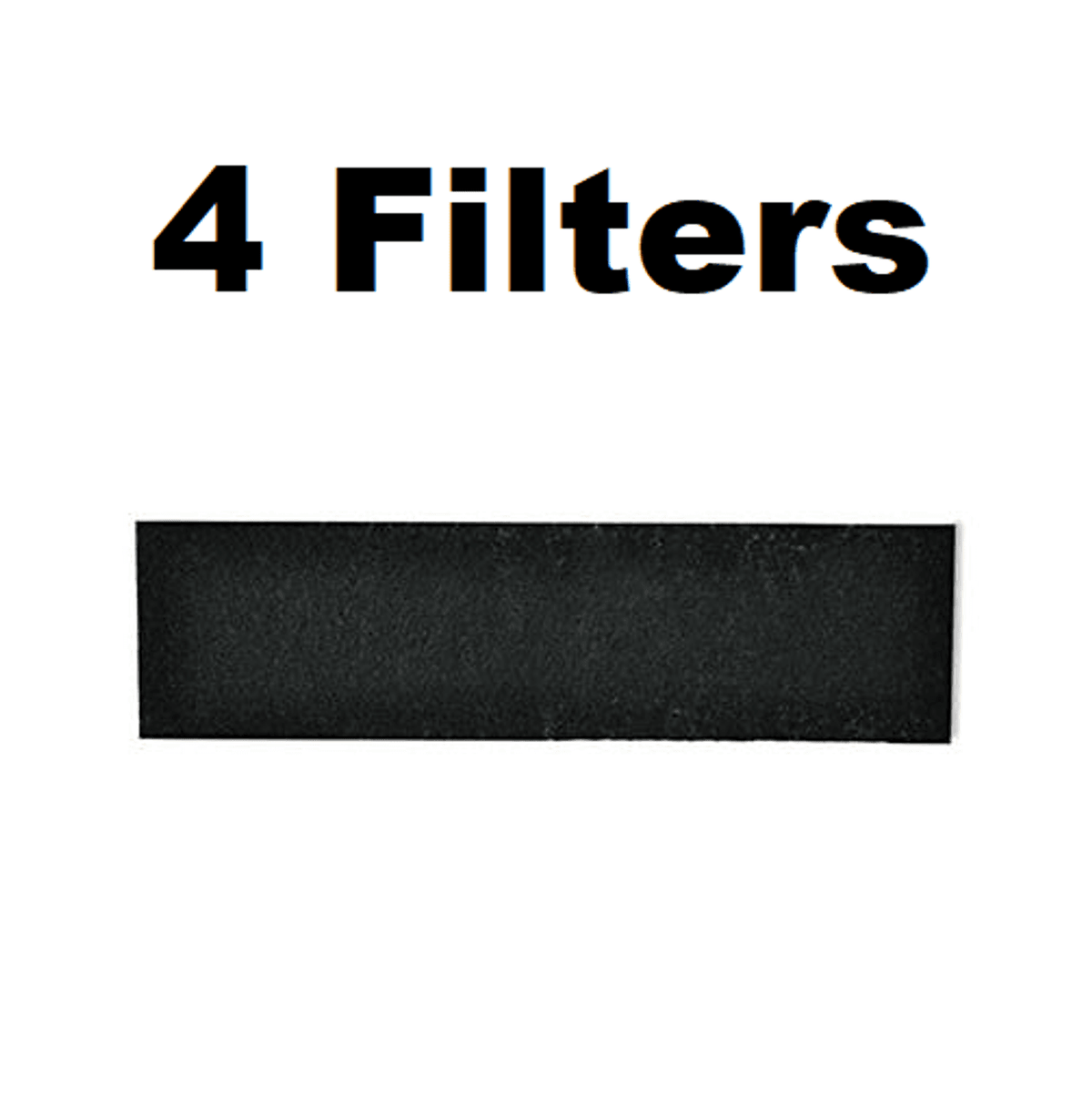 Solid Spare (4-PK) Carbon HEPA Pre-Filter Compatible HRF-B1 & HRF-B2 Honeywell & Vics