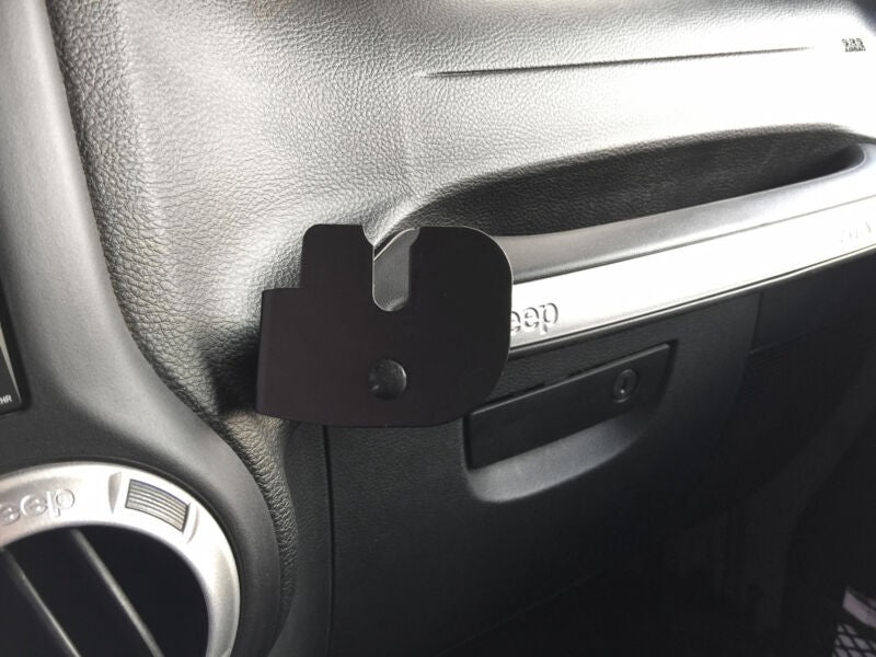 Radio Bar Passenger Holder 75WXST CB Mic Grab Mount Fits For Wrangler JK 2011-up