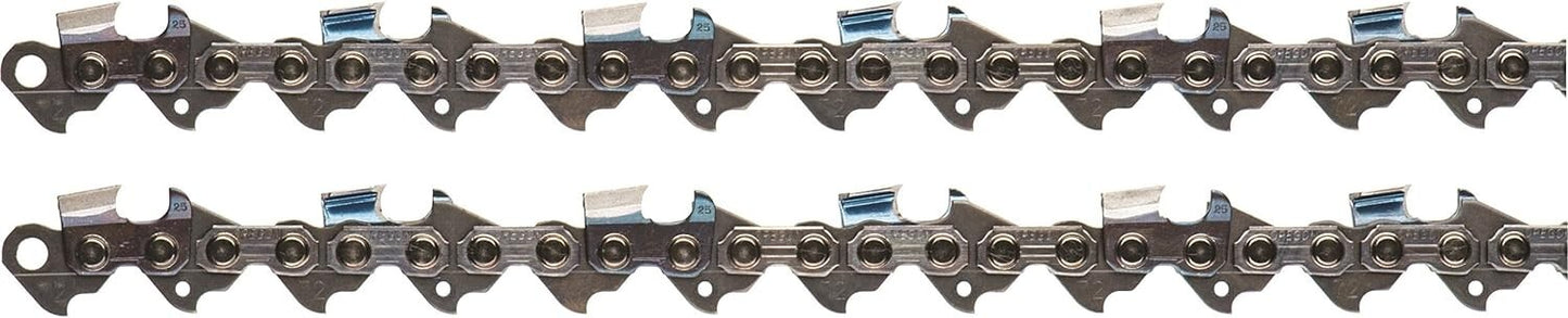 Solid Spare 2 Pack, OREGON 72LPX072G 72 Drive Link Super 70 Chisel Chain, 3/8-Inch