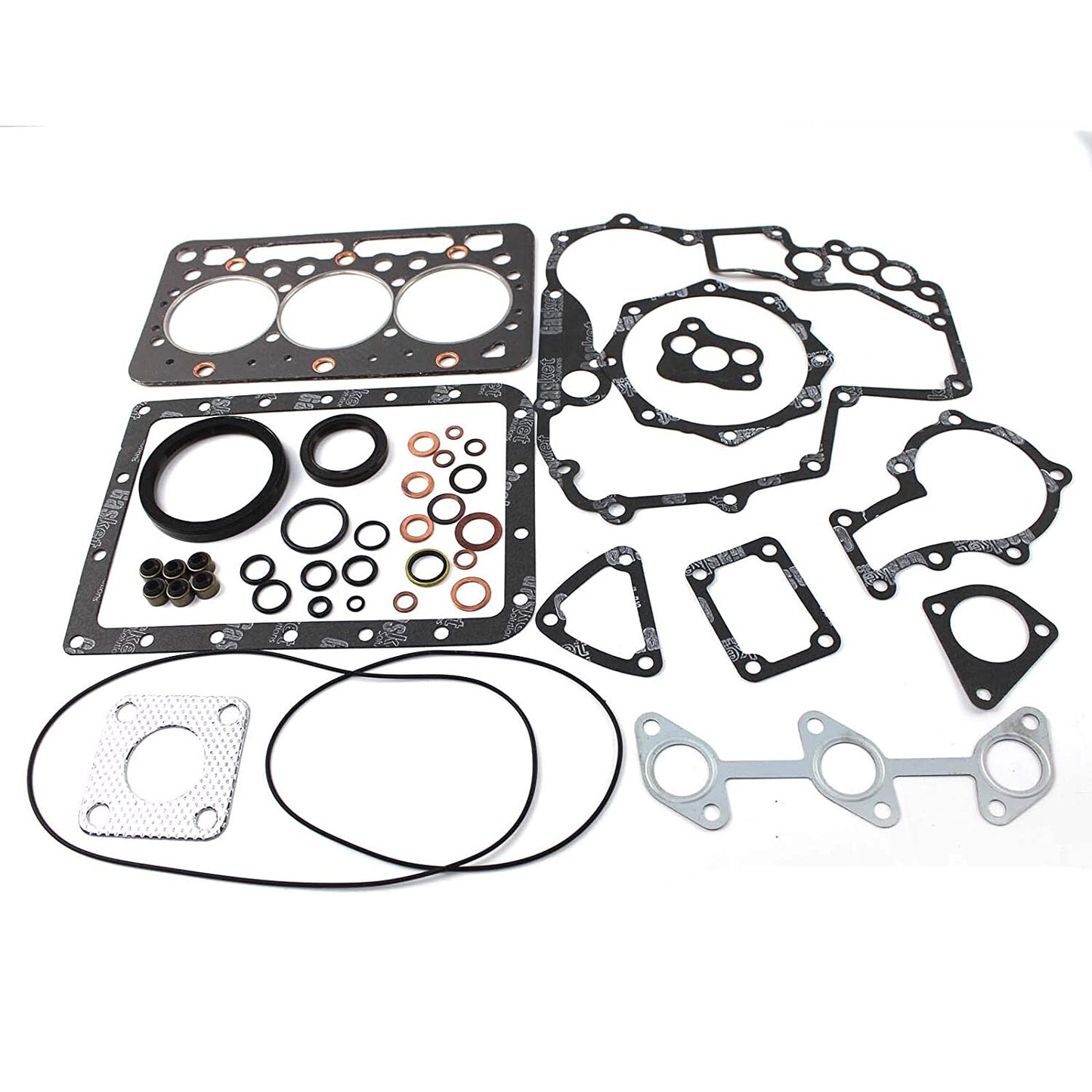Solid Spare Overhaul Gasket Kit D782 D722 Upper Lower Set For Kubota Engine Bobcat 320 322