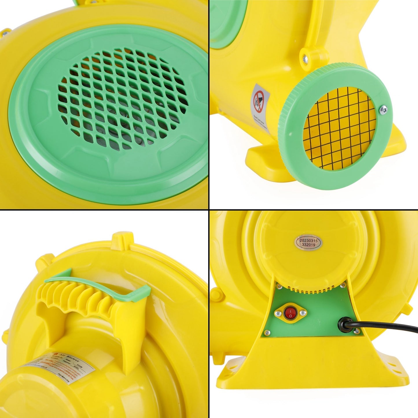 550W Inflatable Bounce House Water slide Air Pump Blower Fan Inflatable castle