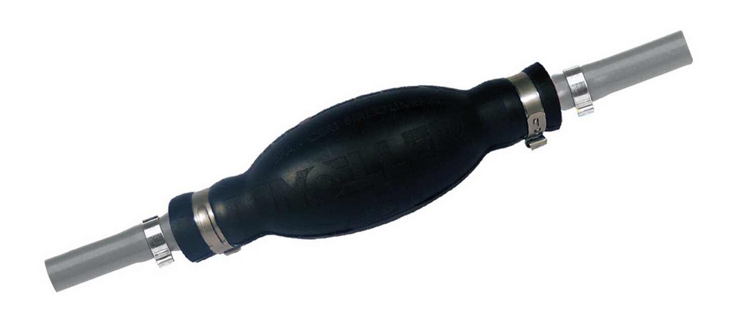 Solid Spare Moeller Marine Products 3/8" Universal ID Hose Fuel Line Assembly 034391-10LPA