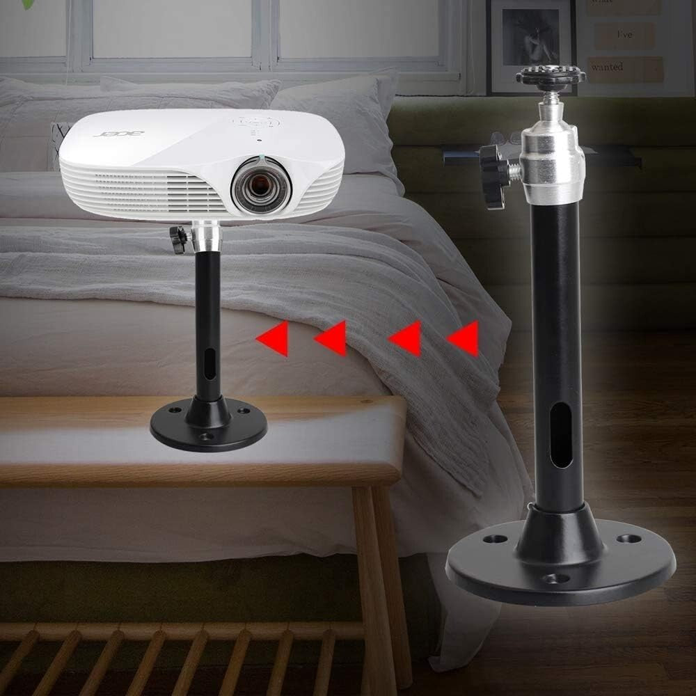 Solid Spare Universal Wall Ceiling Mount Stand for Mini Projector DVR Camera 360?? Rotatable