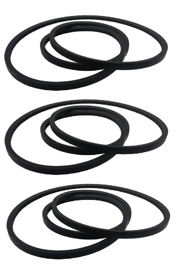 Solid Spare (3) Deck Drive Belts for Scag Turf Tiger Commercial Mower 61" Deck 481558