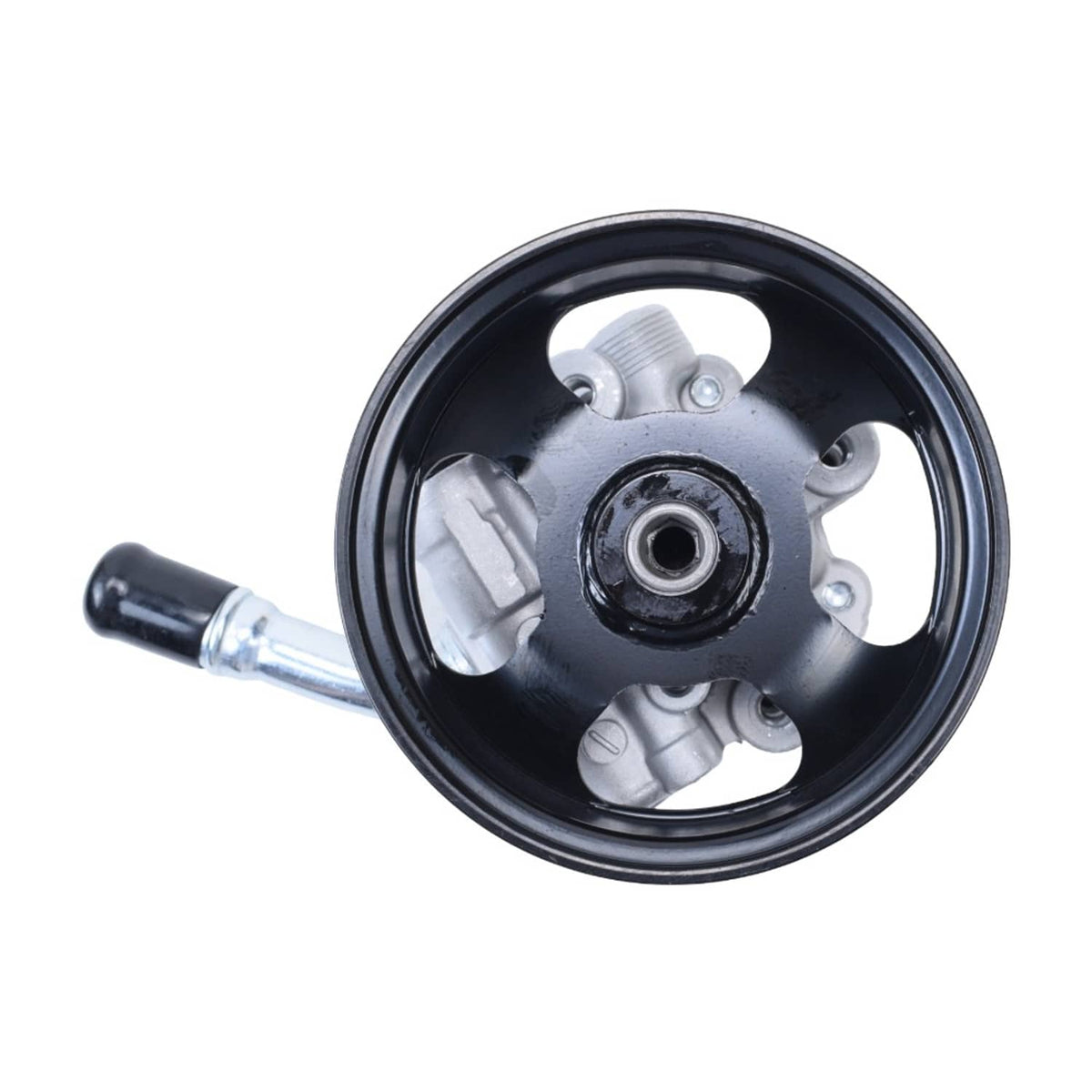 Solid Spare Power Steering Pump w/ Pulley & Inlet line for Dodge Grand Caravan Chrysler Ram