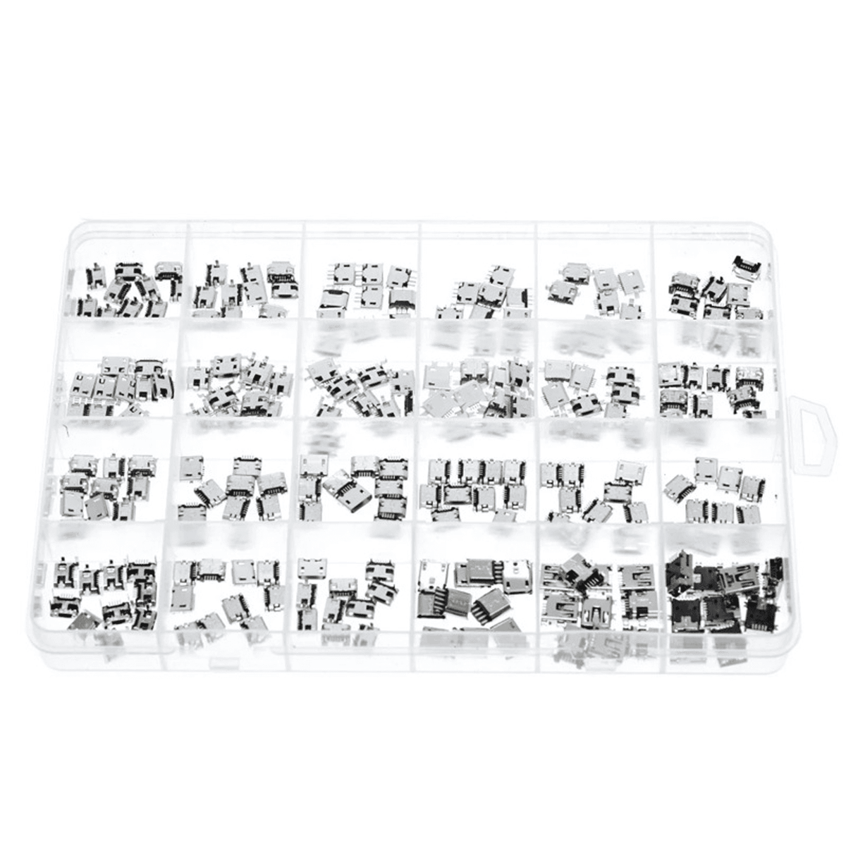 Solid Spare USA 24 Models 5Pin Micro USB Socket Connector Port USB Connectors Replacement