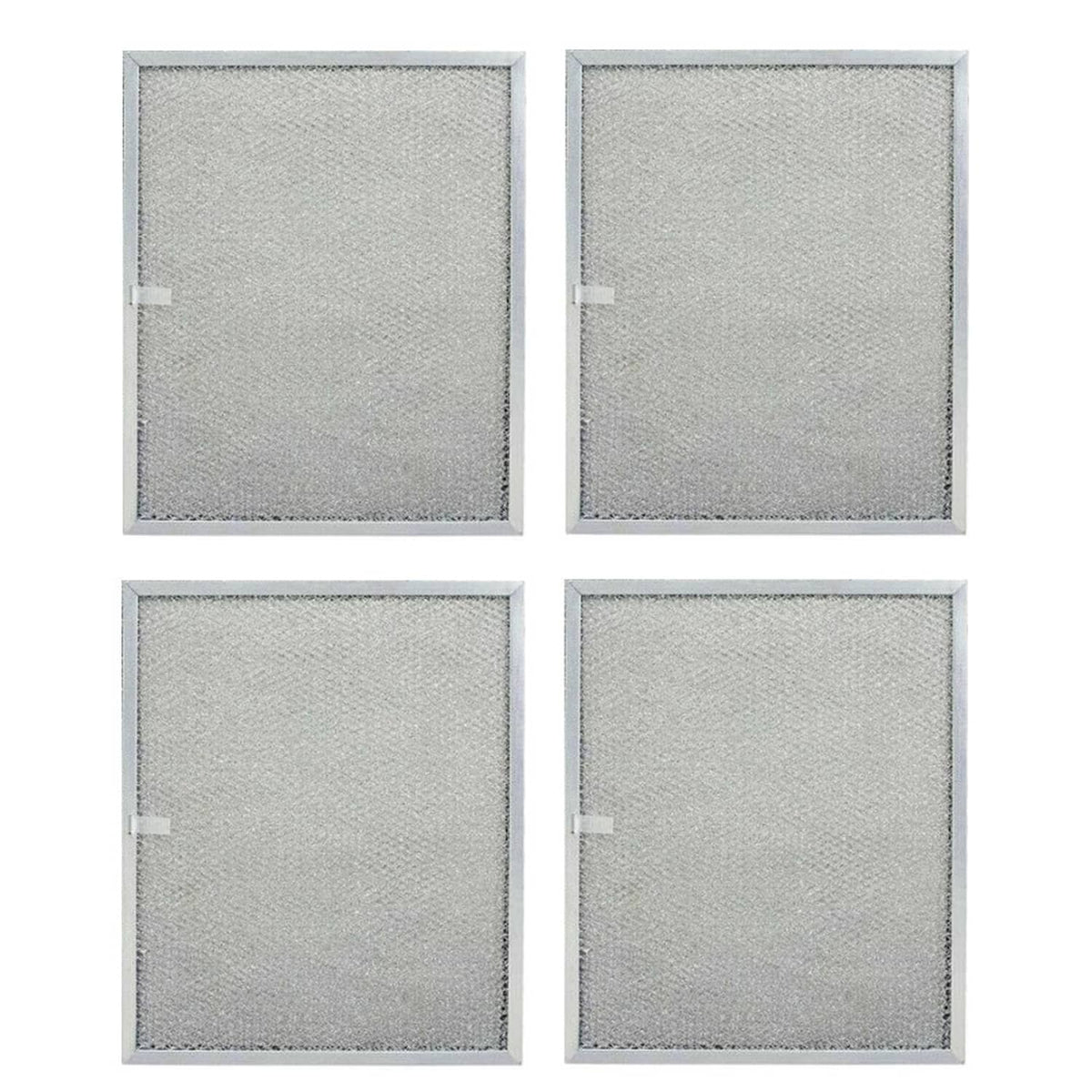 Solid Spare (4-Pack) Broan Model BPS1FA36 Compatible Aluminum Mesh Grease Range Hood Filter