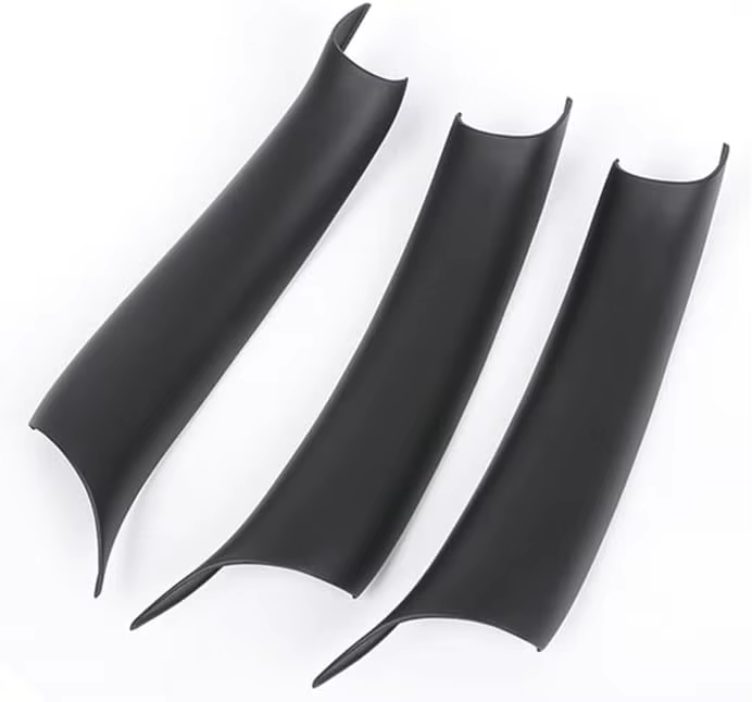 Black Inner Door Panel Handle Pull Trim Cover For BMW X5 X6 F15 F16 2014-2018 US
