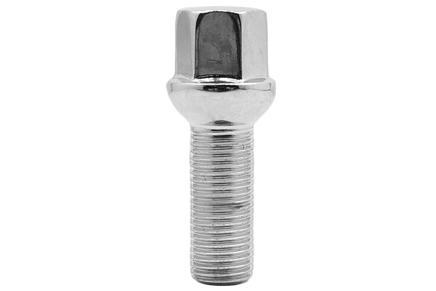 20x Chrome 14x1.5 Ball Seat Wheel Lug Bolts 28mm Shank Fit Mercedes Stock Wheels