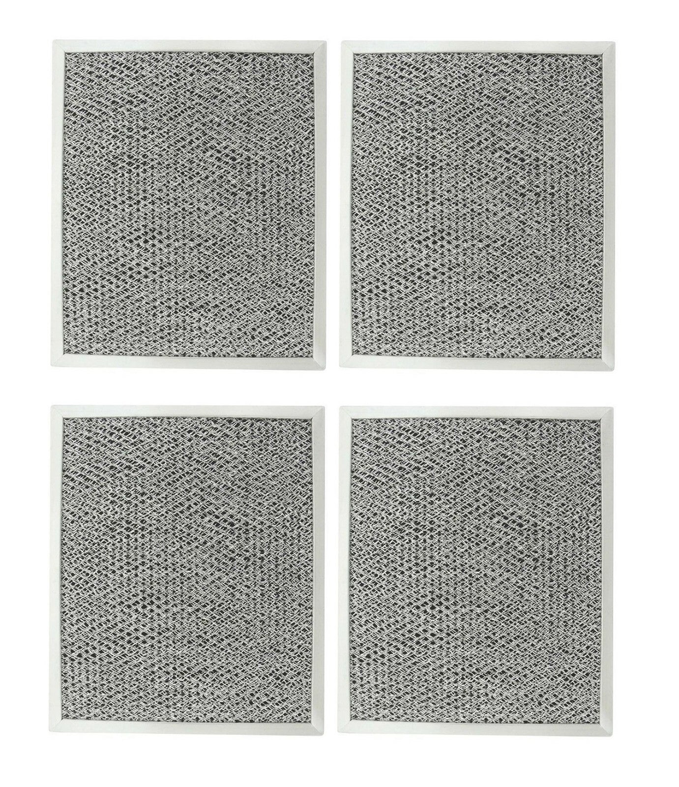 Solid Spare (4) Compatible for GE WB02X10700 Replacement Carbon Grease Range Hood Filters