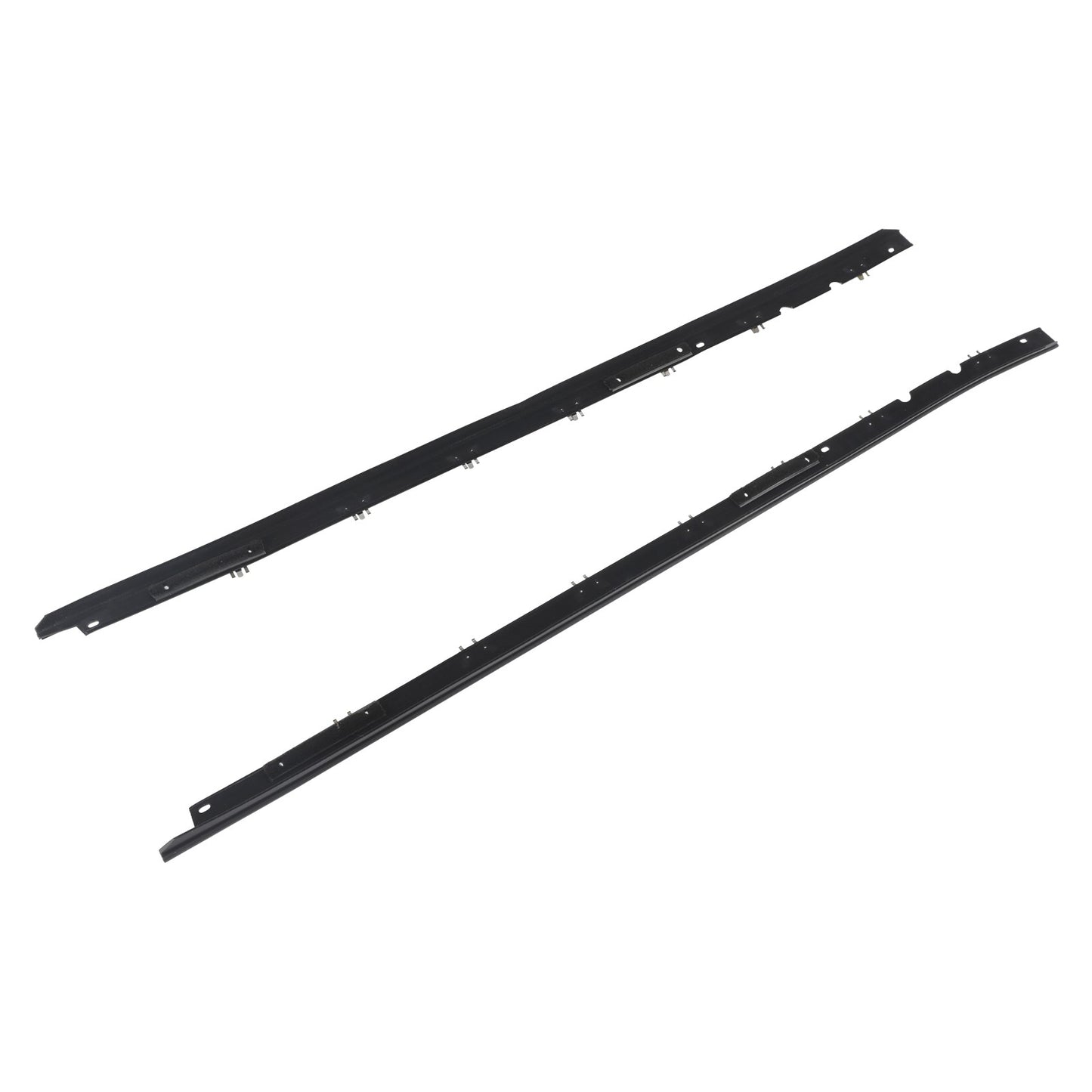 Solid Spare Driver + Passenger Sides Door Panel Outer Window Seals For Corvette 1984-1996 95
