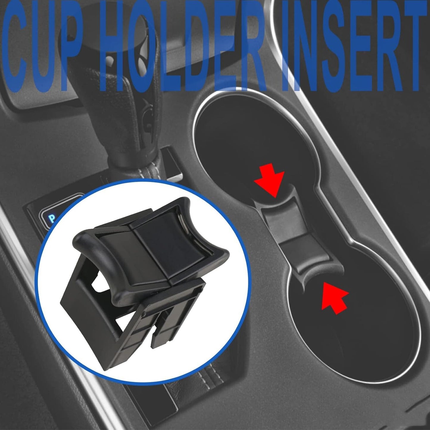 Center Console Cup Holder Insert Divider for Toyota Camry 2012-2017 Brand New