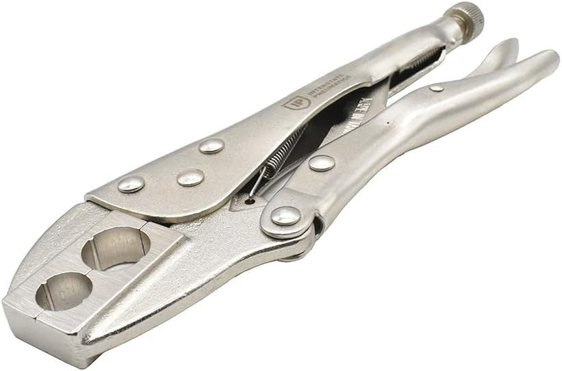 Solid Spare Interstate Pneumatics H6 V-Grip Type Crimper ��� 2 Opening 2 Dies for 1/4��� & 3/8���