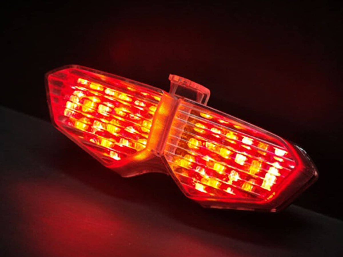 Solid Spare Integrated LED TailLight Turn Signals for Yamaha YZF R6 03-05 YZF R6S Clear E
