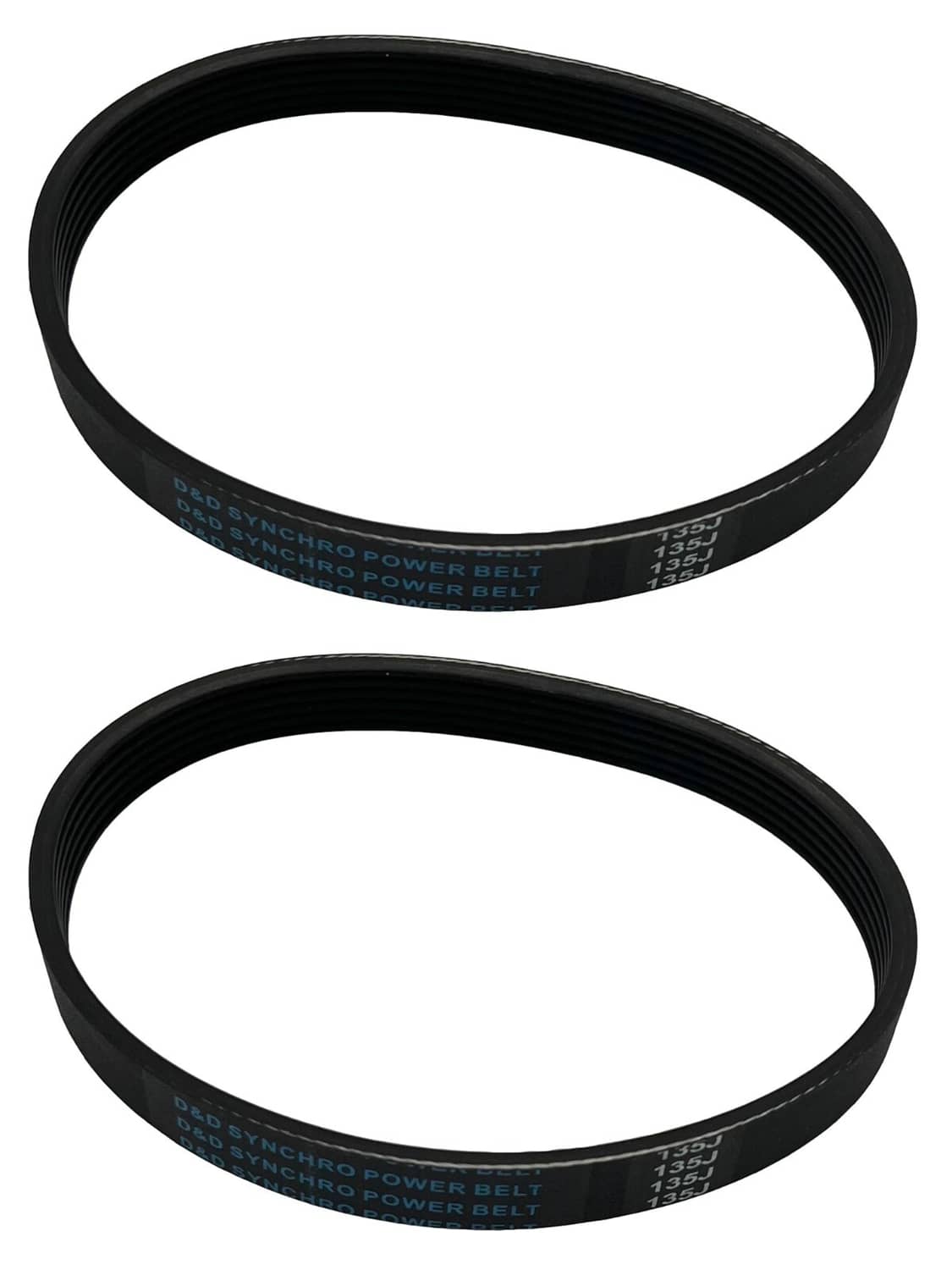 Solid Spare (2) Belts for Delta 22-540 12" Planer Type 1&2 Drive Belt 22-546 135J6