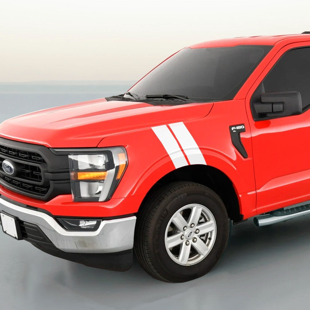 3" Fender Stripe Hash Mark Decal Vinyl Sticker Kit For Ford Pickup F-150 F150