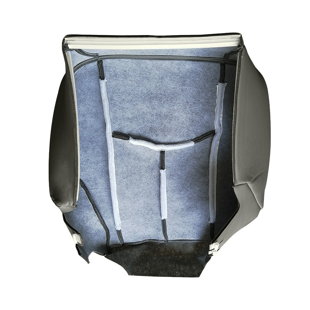 LH & RH Bottom Leather Seat Cover Gray For 2003-2006 Chevy Avalanche