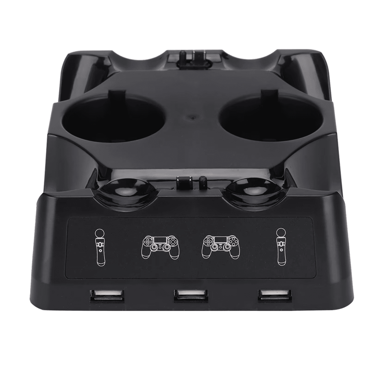 Solid Spare 4in1 Controller Charger Dock Quick Charging Station Stand For PS4 / MOVE /PS4 VR