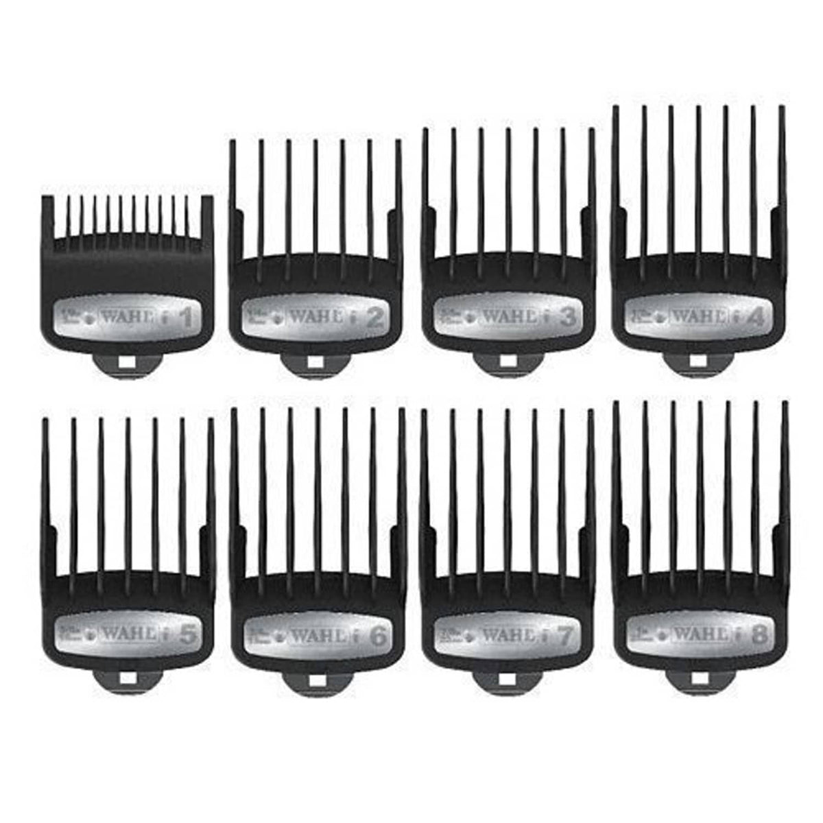 Solid Spare Wahl Pro 8 Pack Cutting Guides Metal Clips 3171-500
