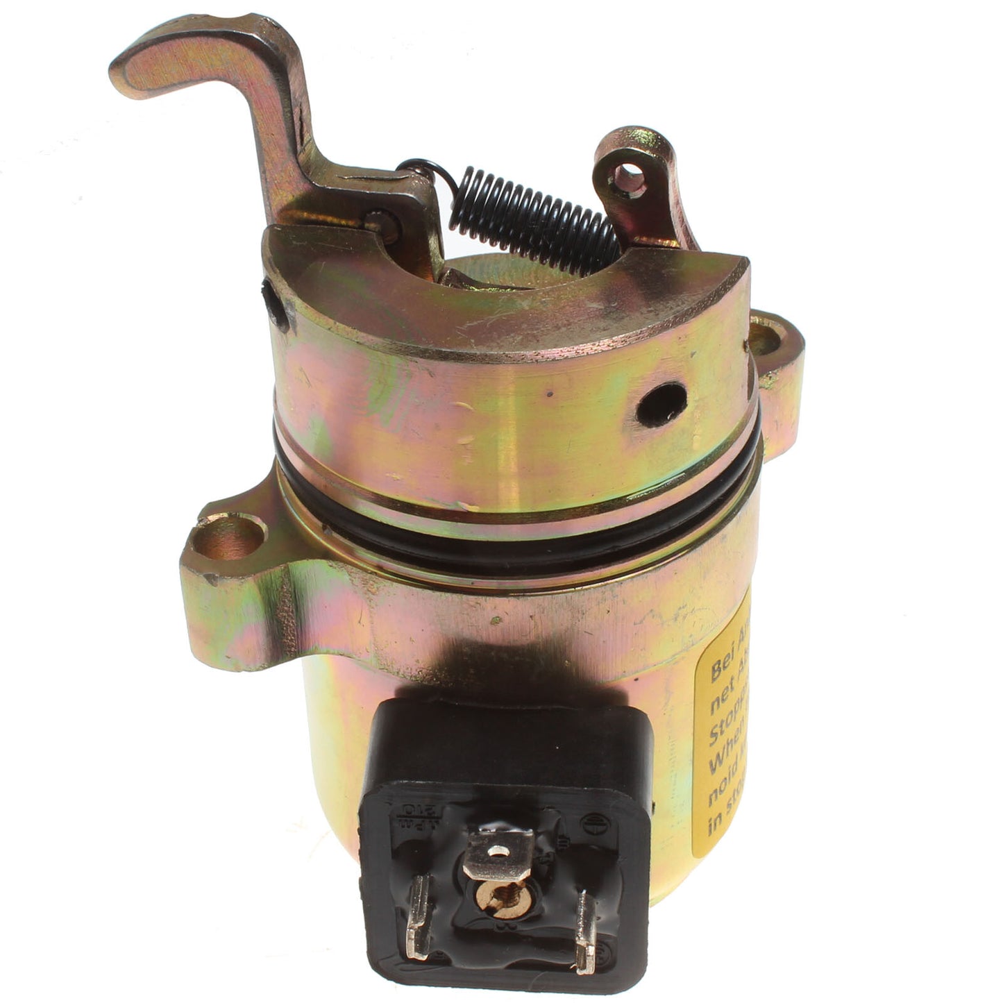 Solid Spare New Fuel Shut Off Solenoid for DEUTZ BF4M1011F Bobcat Skid Steer Loader 863 873