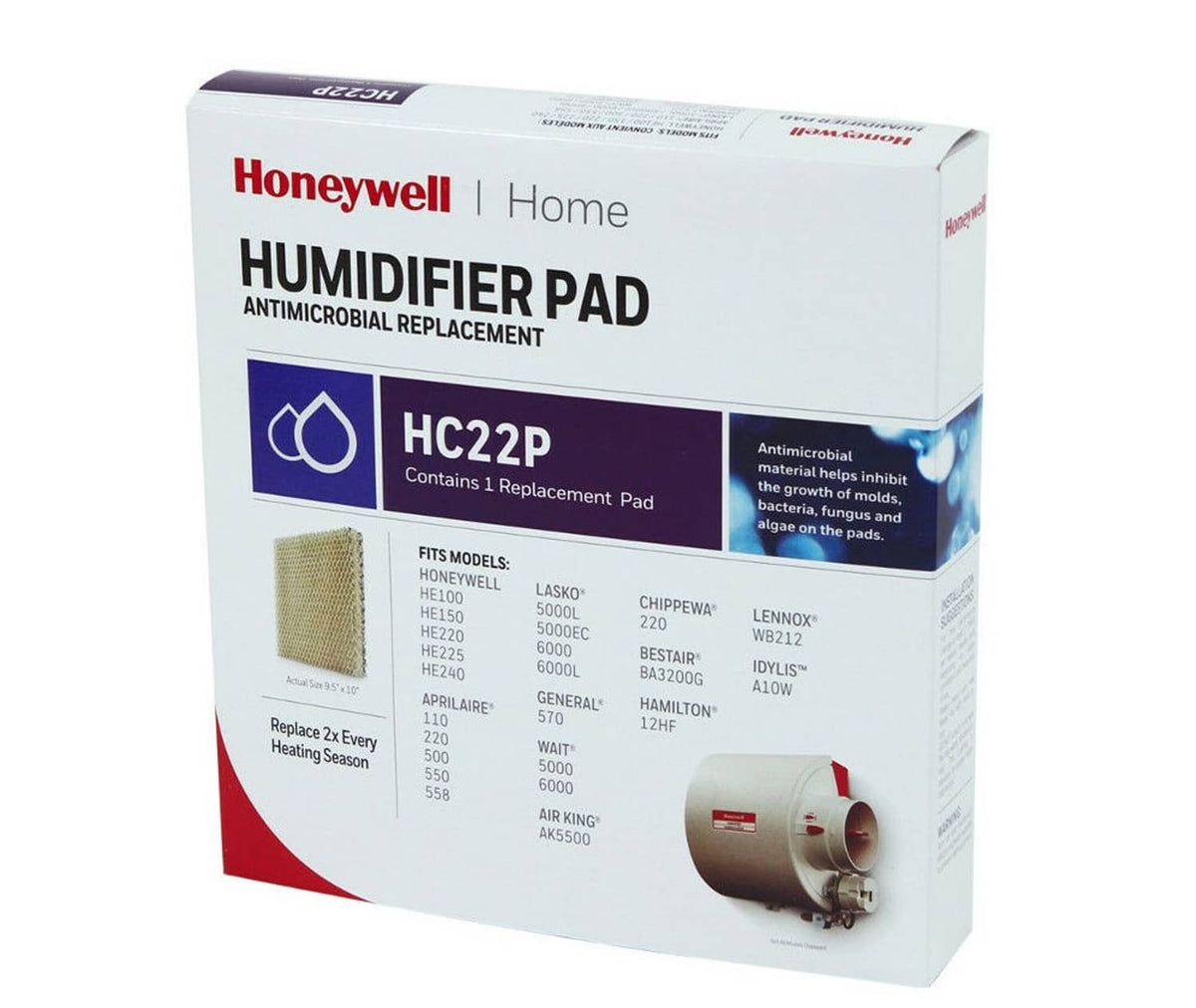 Solid Spare (3) Honeywell Whole House Humidifier Filter Pads for HE220A 220B
