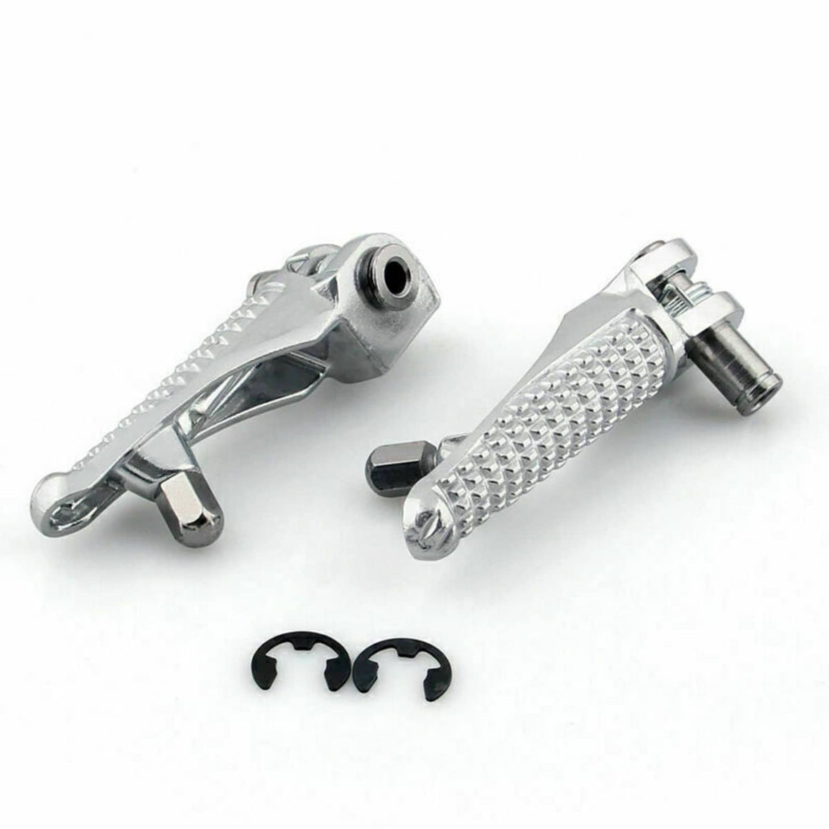 Solid Spare Front Bracket Footrest Footpeg Left Right For Kawasaki ZX6R/ZX636 2005-08 US