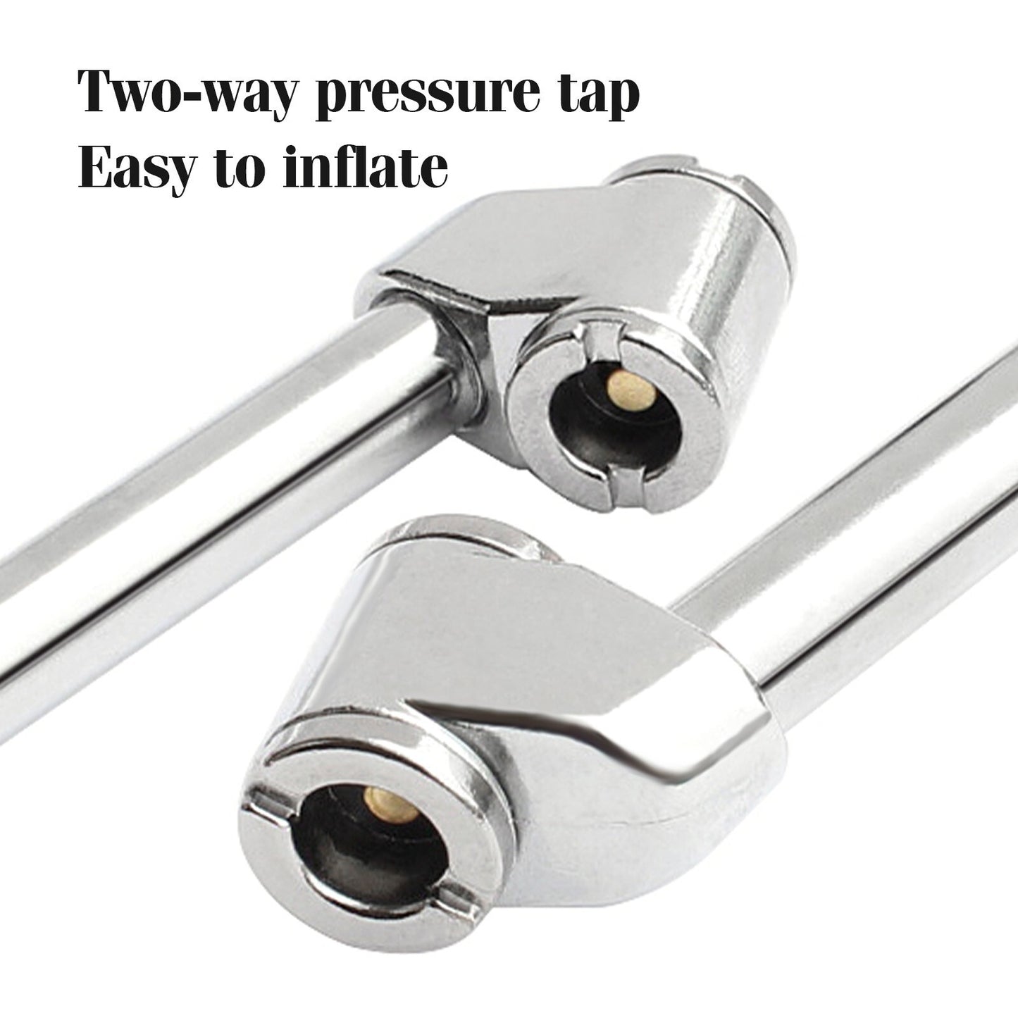 150PSI Tire Air Pressure Gauge Straight-on Dual Head for Car Truck RV