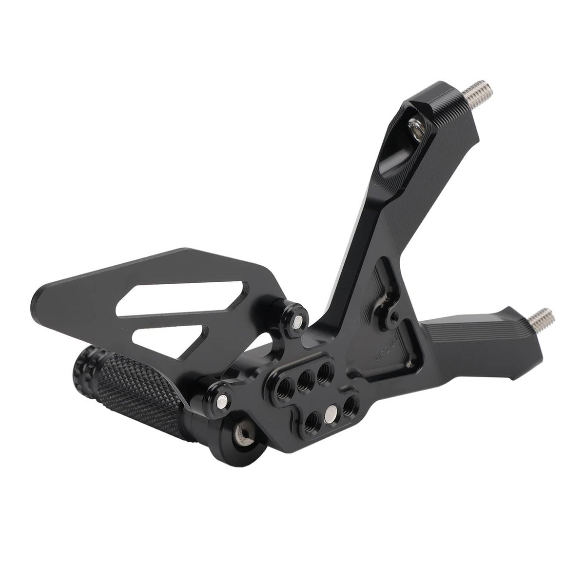 Solid Spare CNC Aluminum Rearsets Footpegs Black Fits BMW S 1000 RR 19-24 / M 1000 RR 21-24