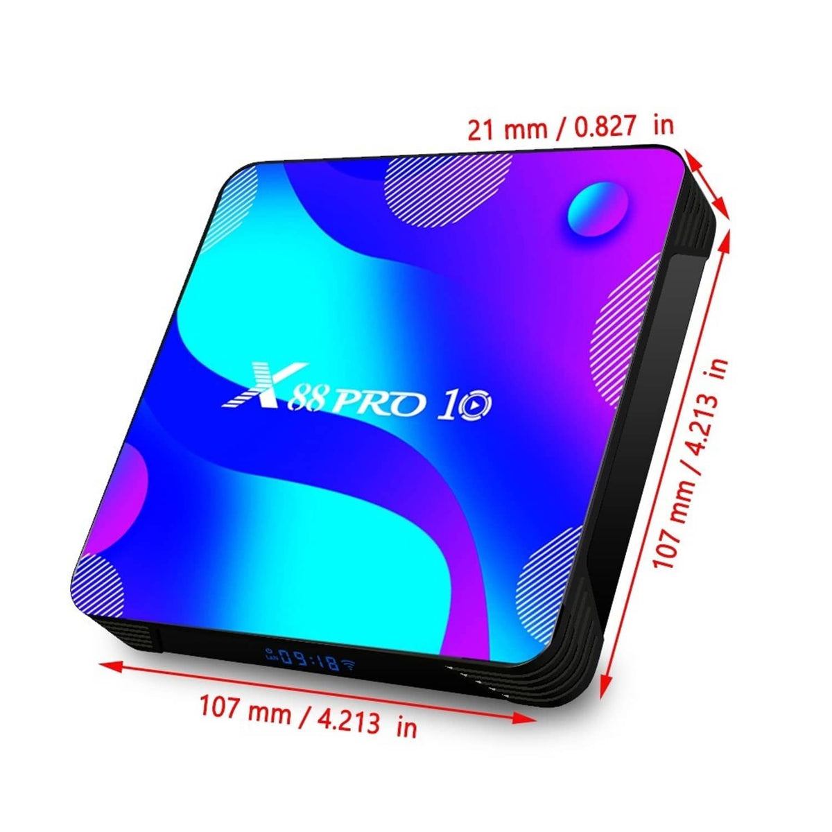 Solid Spare X88 Pro 10 Android Tv Box 11.0 Smart Tv Box Rk3318 2Gb 16Gb Support 2.4G/5G