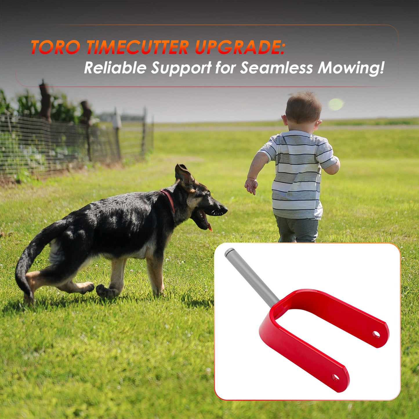 108-7851-01 Red Caster Fork For Toro TimeCutter 74360 74363 Zero Turn Mower