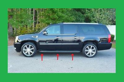 UNIVERSAL 1" CHROME RUNNING BOARD SIDE STEP BAR MOLDING FLEXIBLE ABS TRIM