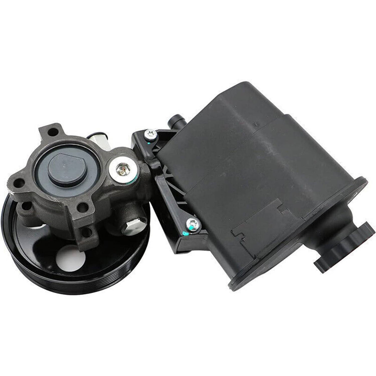 Solidspare New Power Steering Pump w/ Reservoir & Pulley For 04-07 Dodge Ram 1500 3.7L 4.7L