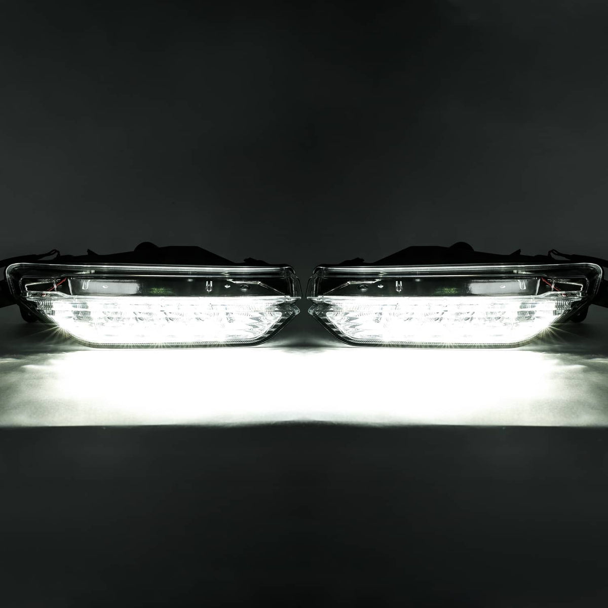 Solid Spare Pair Fog Daytime Running Light Lamp Clear For Infiniti QX50 2016 2017 LH+RH