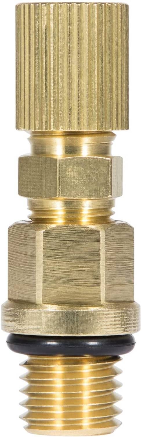 Solid Spare 6.0L Powerstroke Fuel Pressure Test Fitting Adapter for 2003-2010 Ford Diesel