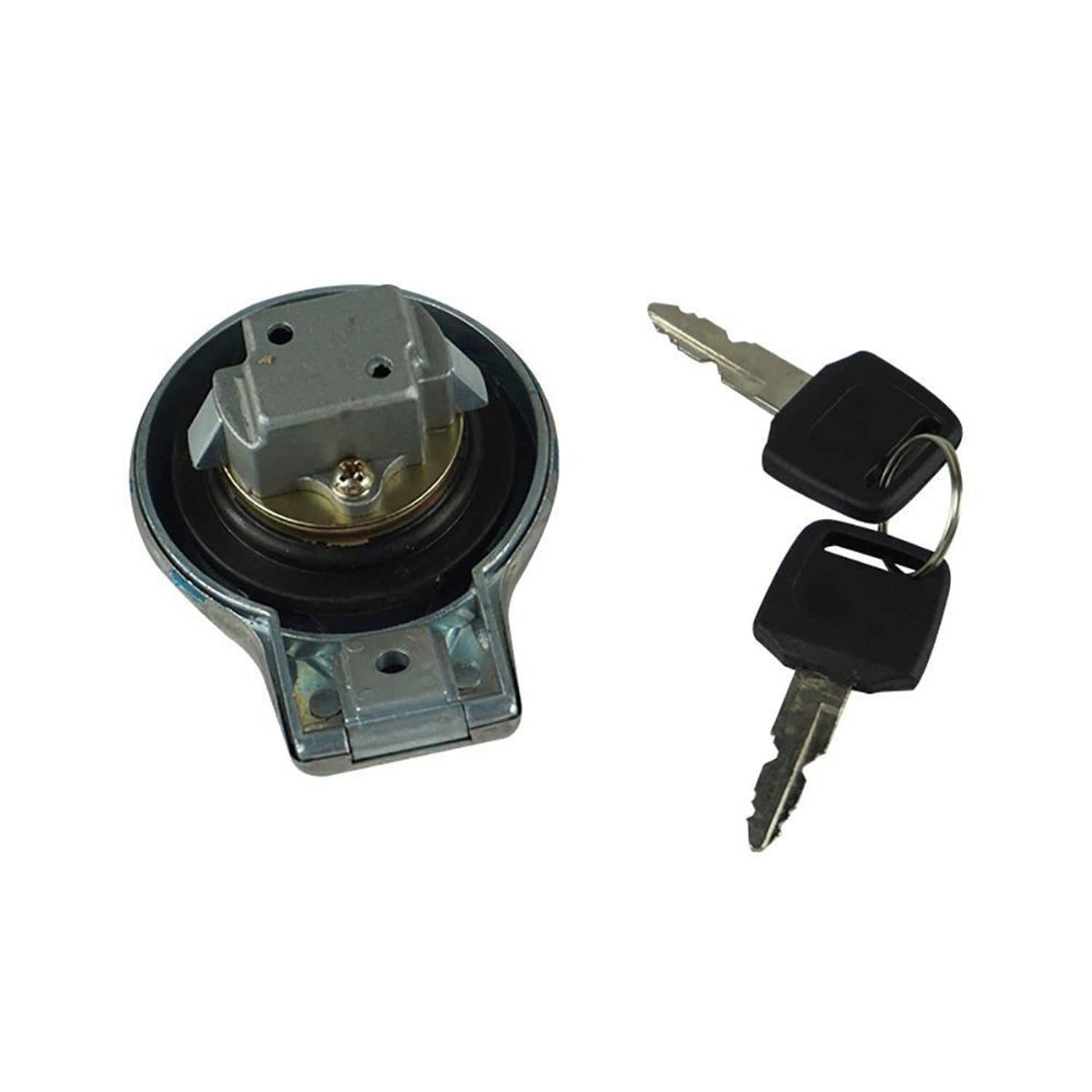 Solidspare Fuel Gas Tank Cap Cover Keys For Yamaha SR125 SR185 Virago XV125 1997-2000