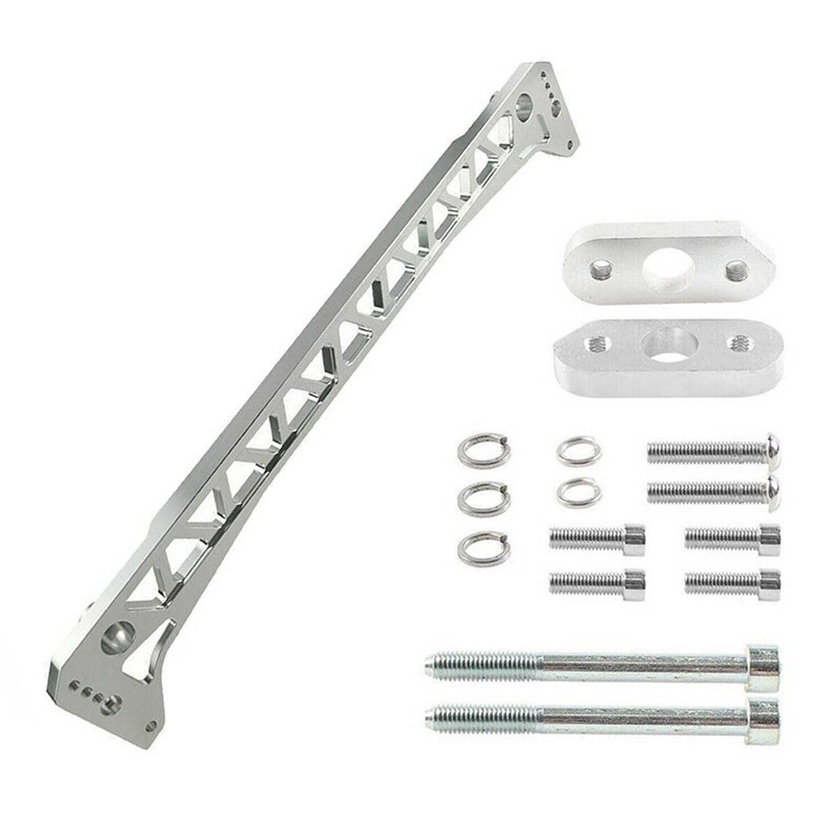 Solidspare Rear Suspension Lower Control Arm + Subframe Brace Kit For 96-00 Honda Civic EK