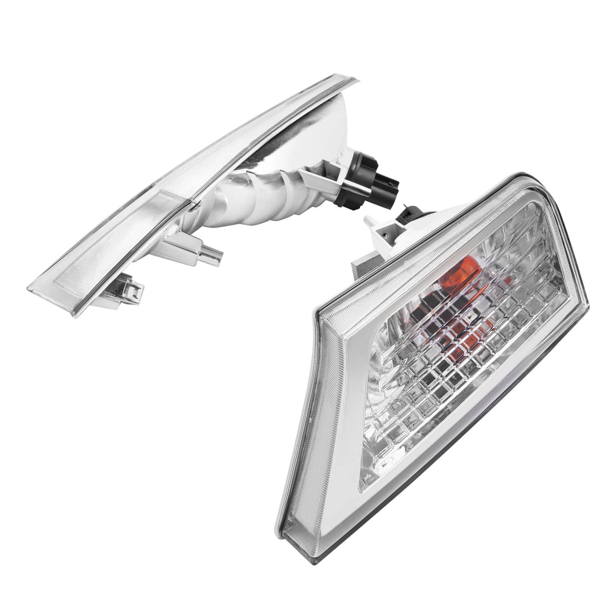 Solid Spare Left&Right Clear Marker Signal Corner Parking Lights For Jeep Liberty 2008-2012