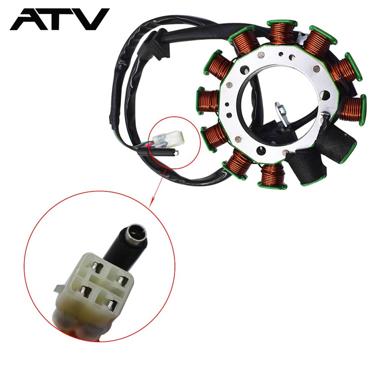 Solidspare Stator + Gasket For Honda Sportrax 400 TRX400EX 2x4 1999-2008