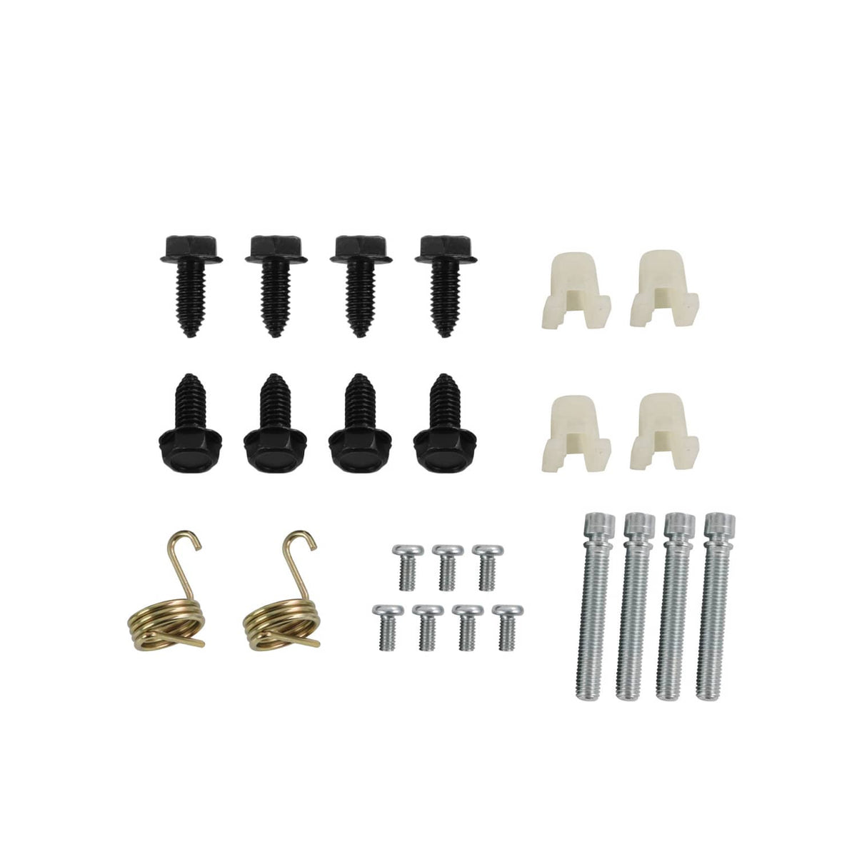 Solidspare Headlamp Retaining Ring Mounting Bucket Kit w/ hardware Camaro Nova rings 28pcs