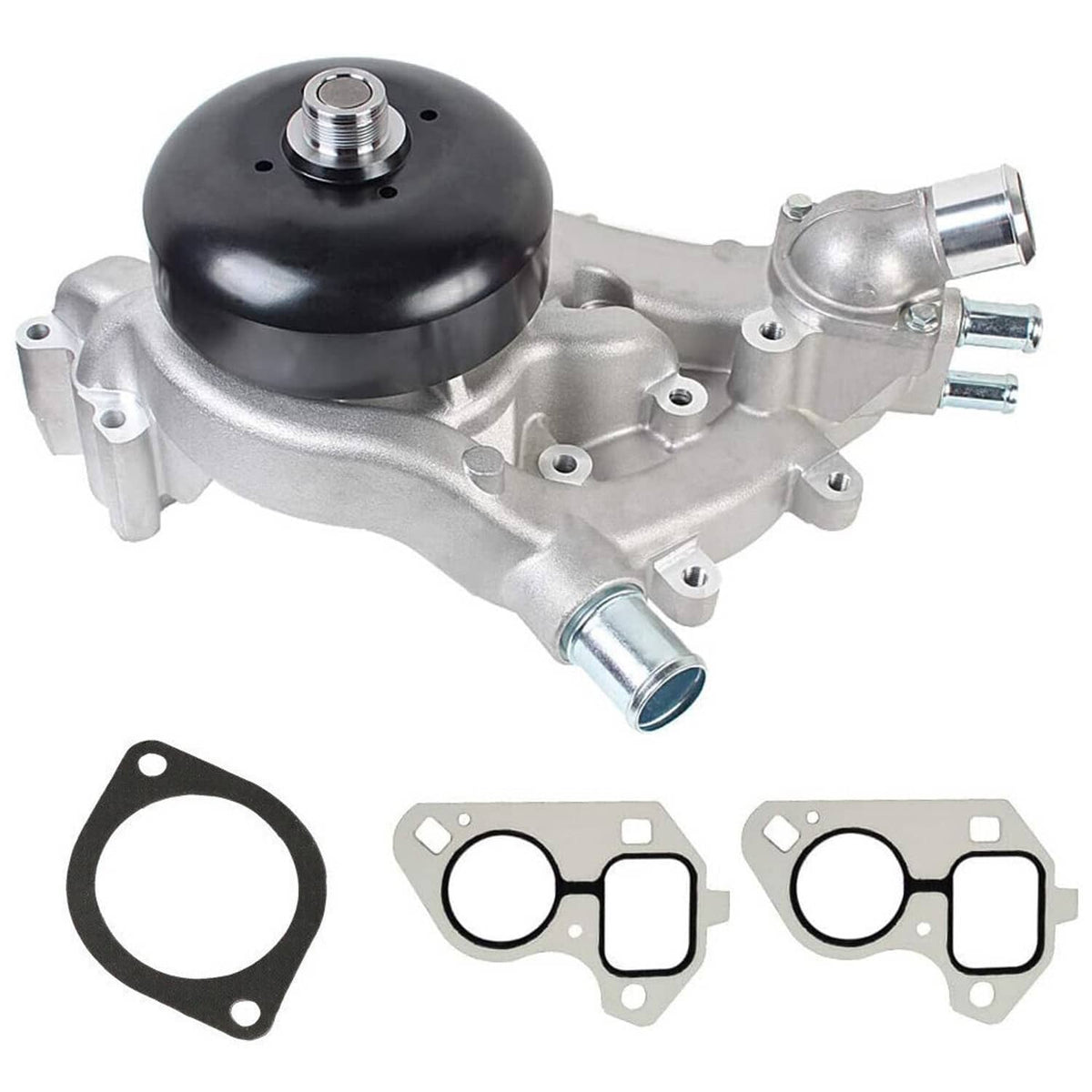 Solidspare New Water Pump w/Thermostat for 2007-16 Chevrolet GMC Vortec 4.8L 5.3L 6.0L 6.2L