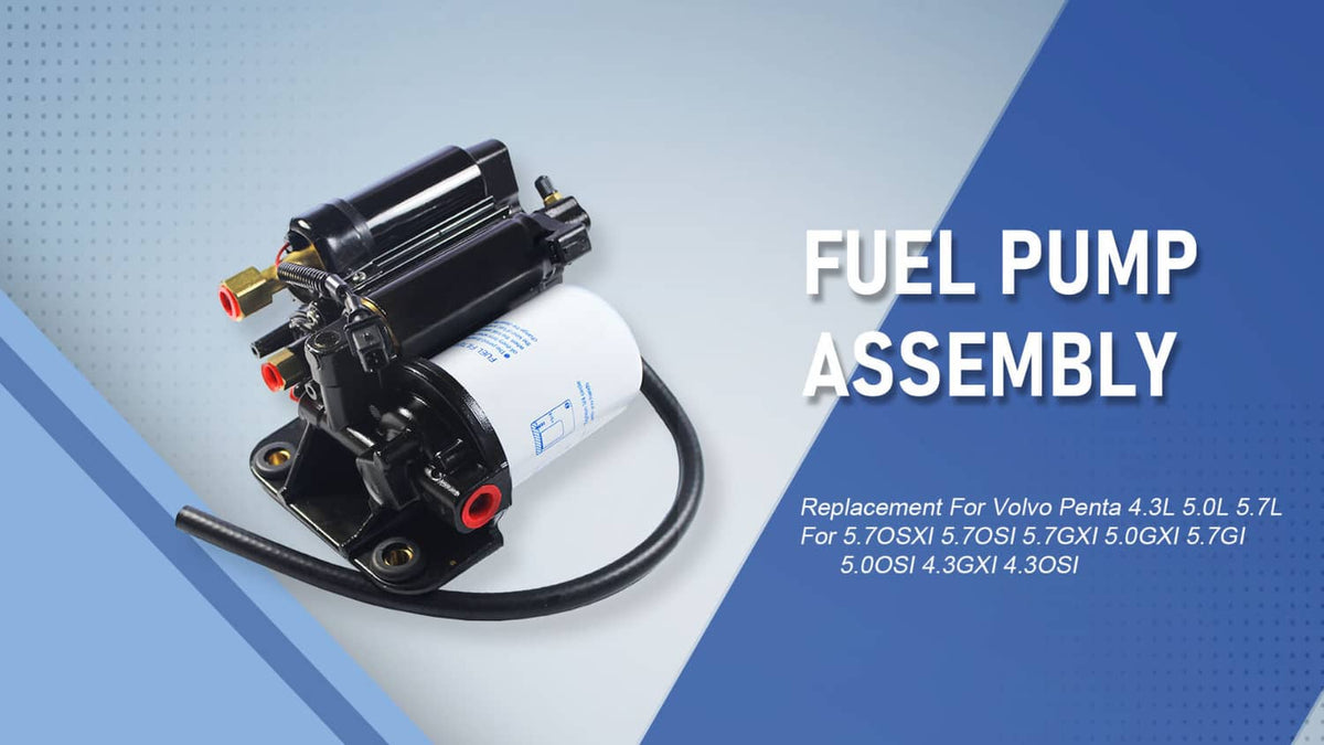 Solidspare Electric Fuel Pump Assembly 21608511 21545138 For Volvo Penta 4.3L 5.0L 5.7L GXI