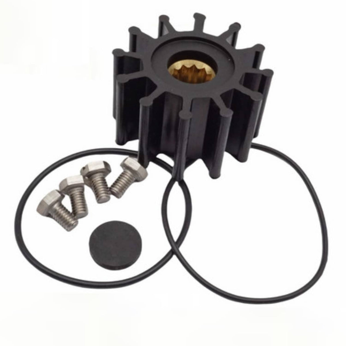 Solid Spare Yanmar Water Pump Impeller Kit Replaces 129670-42610 129470-42530 129470-42531