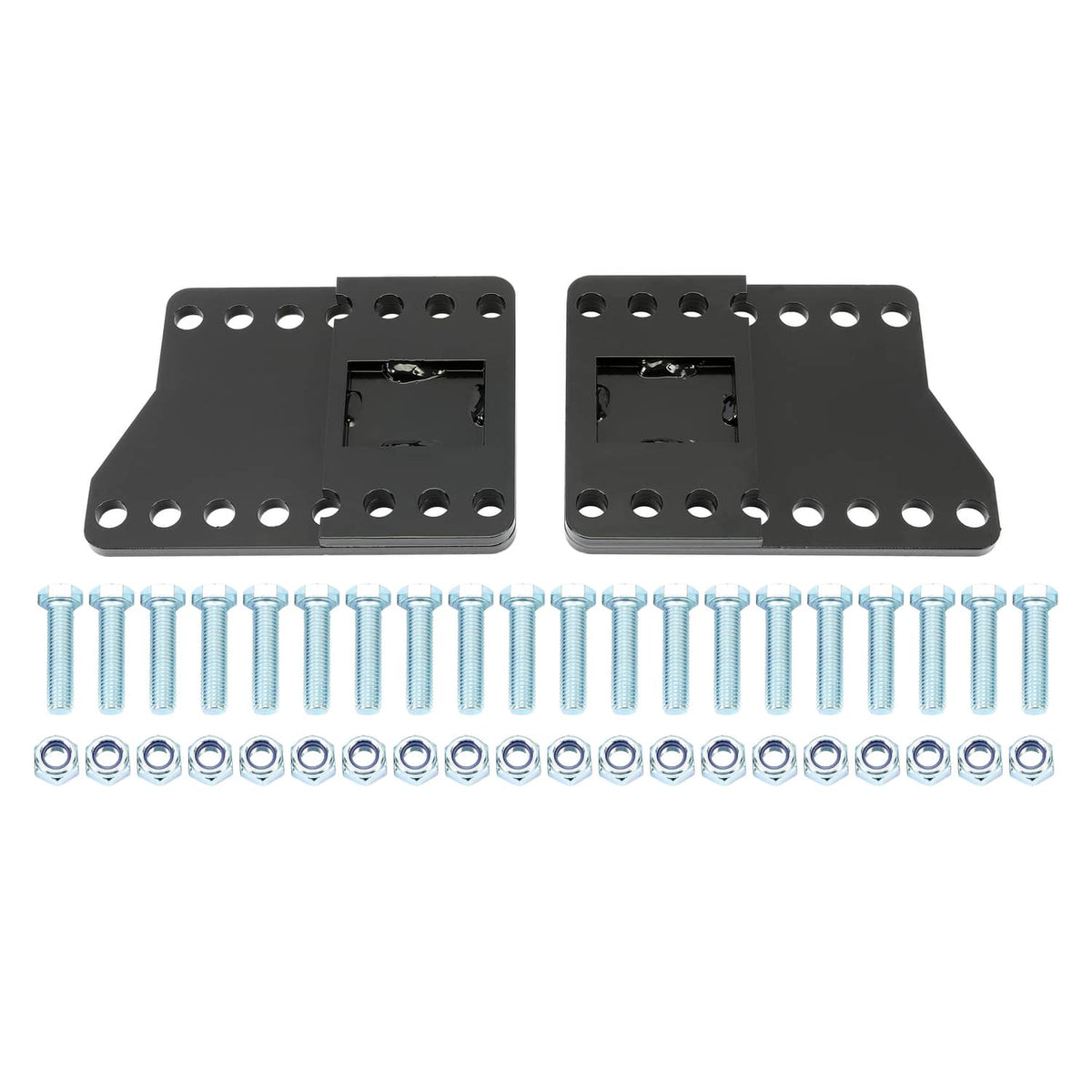 Solidspare Universal Black Steel Snowplow part Mount Drop Brackets Lift Extension Kit