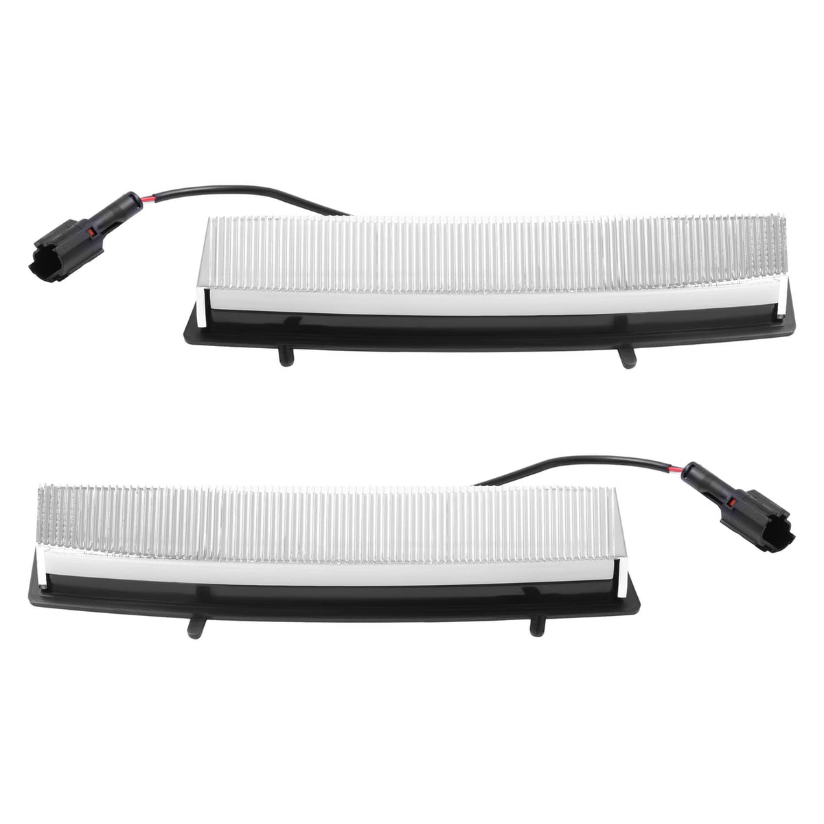 Solid Spare Switchback Clear Lens Turn Signal Lights Side Marker For Nissan 350Z LCI 06-09