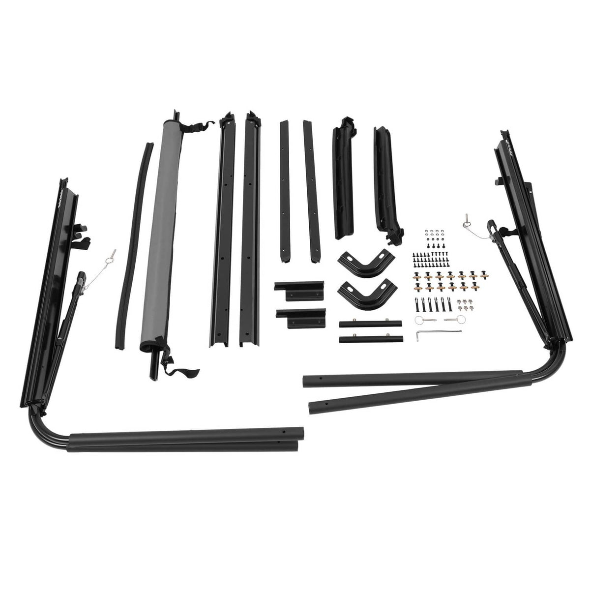Solid Spare For 1987-1995 Jeep Wrangler YJ Complete Soft Top Support Frame Bow Kit