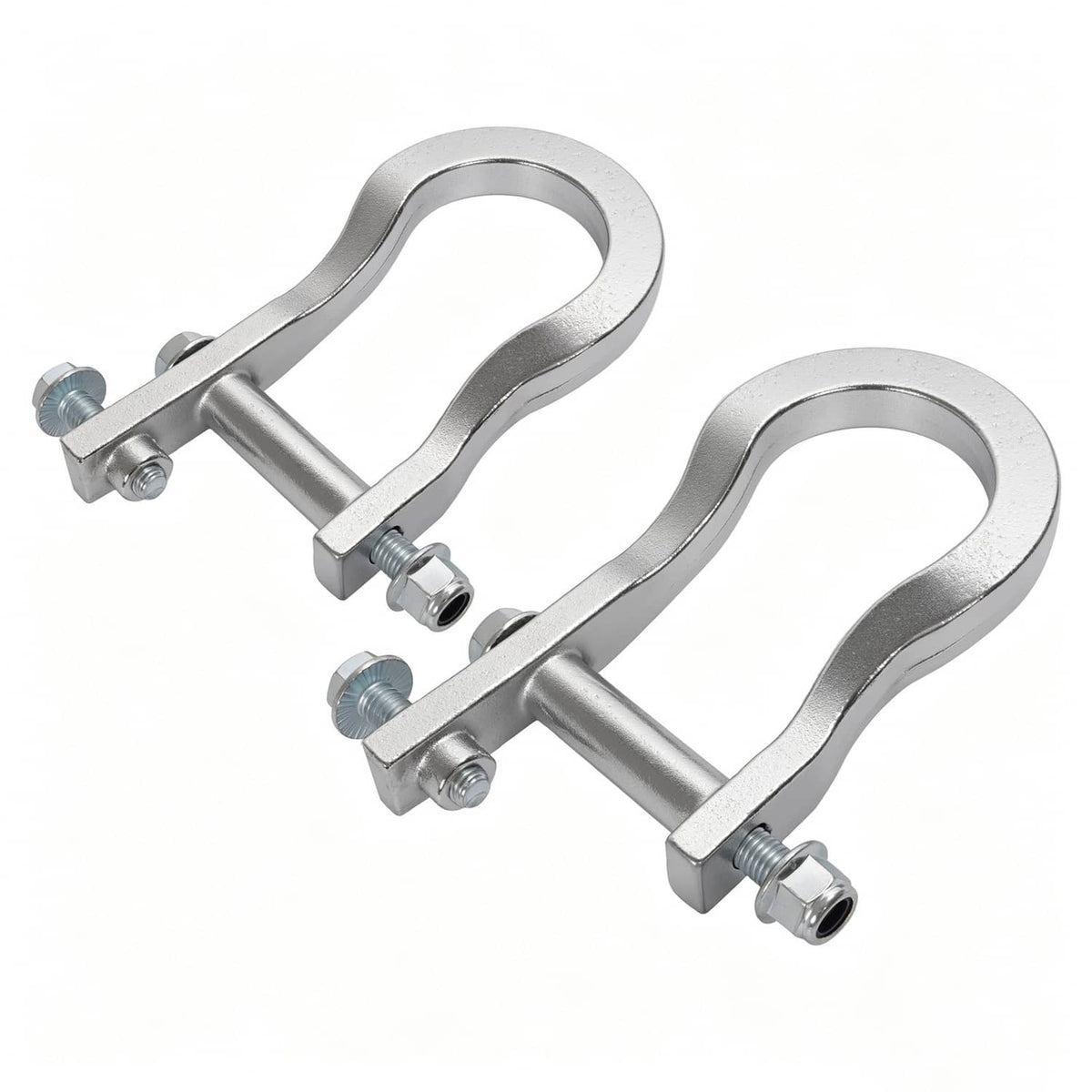 Solid Spare 2Pcs Chrome Tow Hooks #84072462 For Chevrolet GMC Silverado Sierra 1500 2007-19