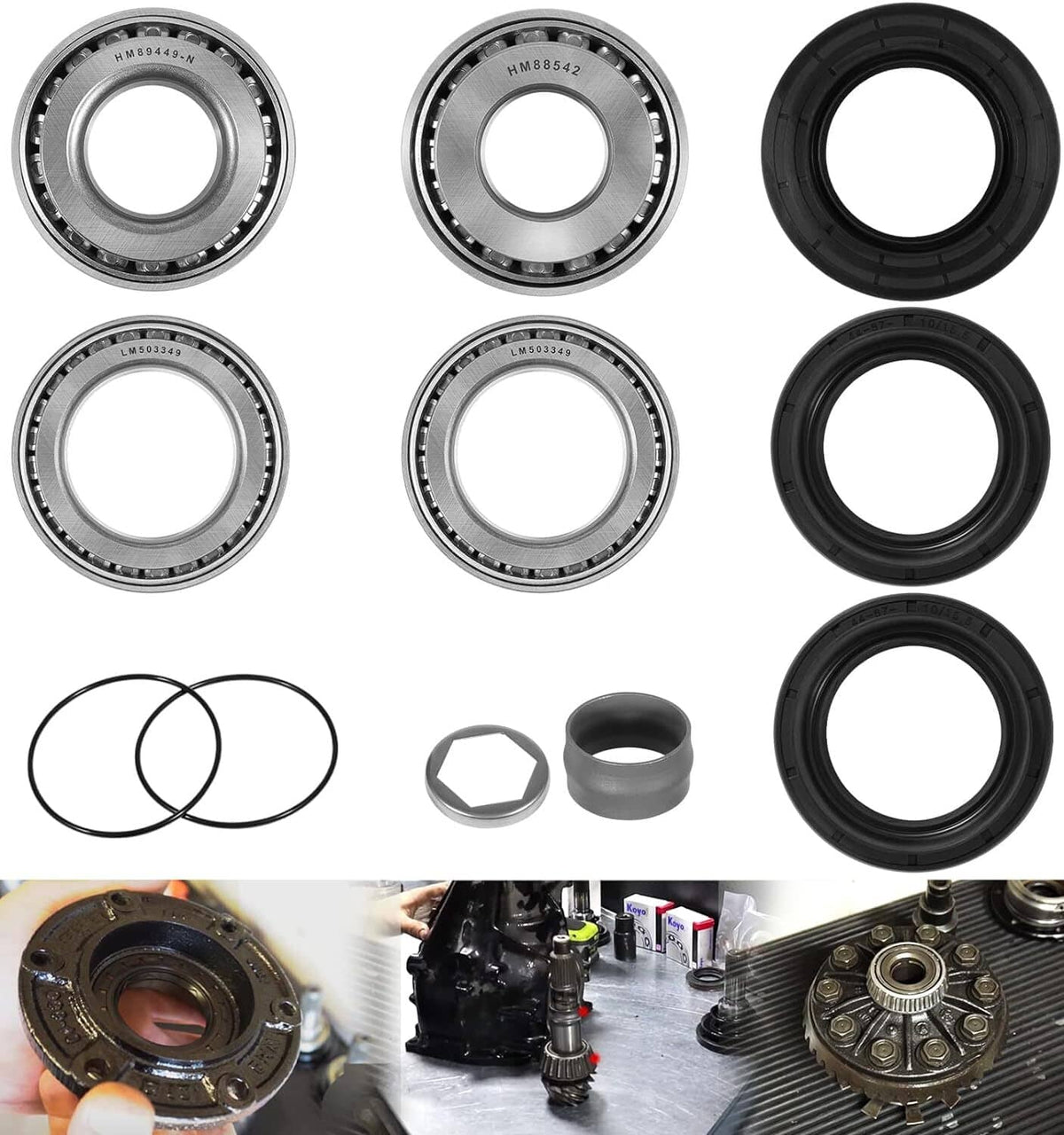 Solid Spare For BMW E30 E36 E28 E34 E23 E32 Z1 Z3 Differential 188 Bearing Diff Rebuild Kit