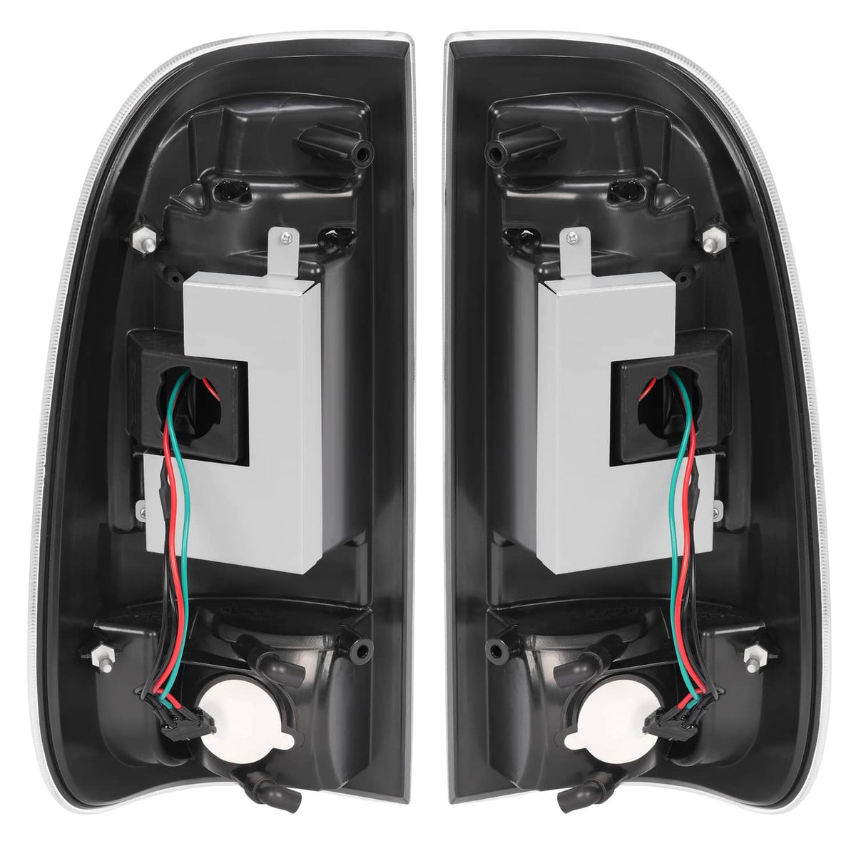 Solid Spare Pair Clear LED Tail Light Brake Lamps For Ford F250 F350 SD Super Duty 2008-2016