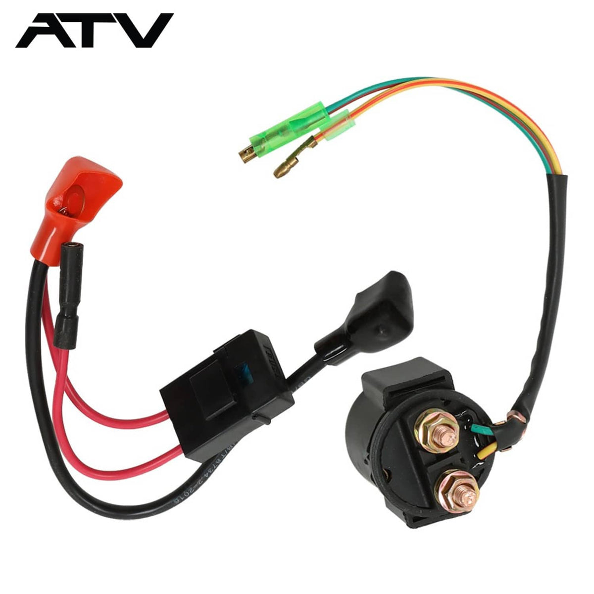 Solidspare Generic For Honda TRX400EX Starter Relay Solenoid& Positive Side Battery Cable