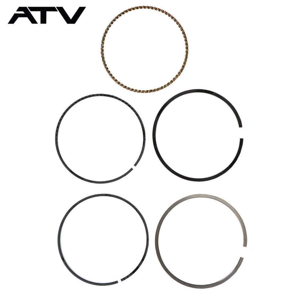Solidspare For 1987-2004 Yamaha Warrior 350 Cylinder Piston Gasket Top End Kit
